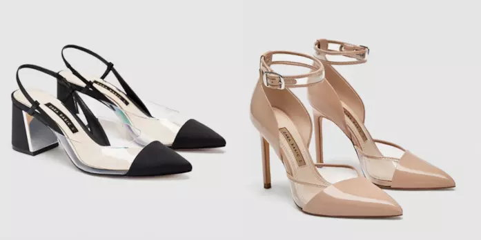 Scarpe Zara PVC Due paia di décolleté Zara in PVC
