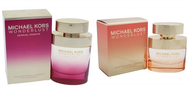 Wonderlust e Wonderlust Sensual Essence fragranze di Michael Kors L'orientale gourmand Wonderlust e il più fiorito Wonderlust Sensual Essence