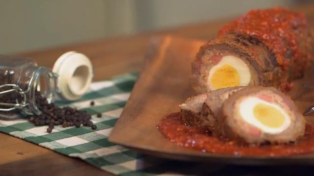 Falsomagro Falsomagro con carne e uova sode