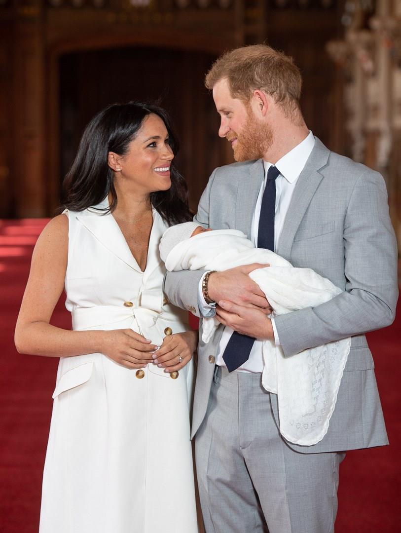 Meghan Markle e il Principe Harry con Archie Meghan Markle, il Principe Harry e Archie