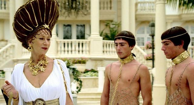 Helen Mirren nel corto remake di Caligola Helen Mirren in una immagine da Caligola di Francesco Vezzoli