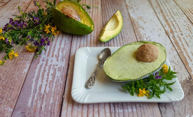Gelato all'avocado Crema fredda verde