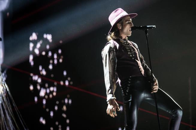 La nuova playlist di X Factor su Spotify dopo il sesto live Damiano dei Maneskin durante il sesto live di X Factor