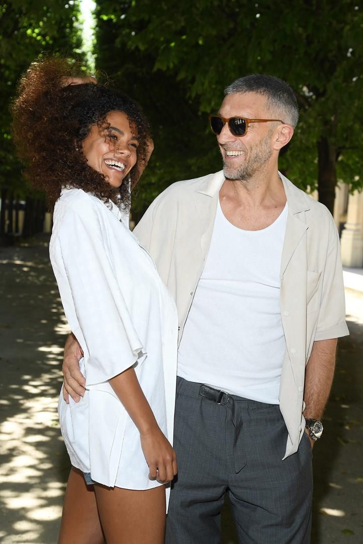 Vincent Cassel e Tina Kunakey in attesa del primo figlio Tina Kunakey e Vincent Cassel