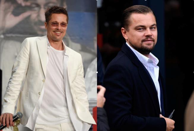 Leonardo DiCaprio e Brad Pitt: nuove foto dal set di Once Upon a Time in Hollywood Brad Pitt e Leonardo DiCaprio