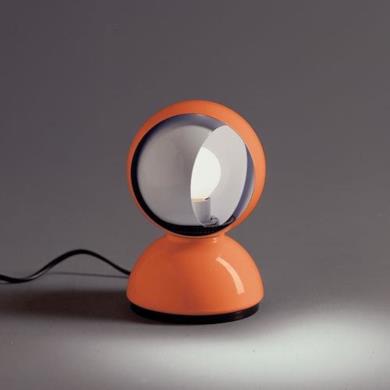 Artemide Eclisse, Lampada Tavolo Arancio