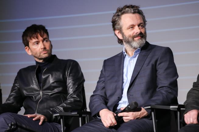 Teaser poster della serie Good Omens La miniserie Good Omens