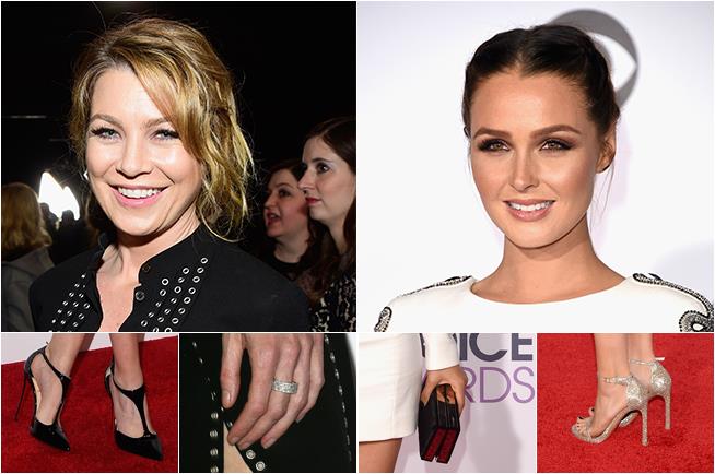 Ellen Pompeo e i colleghi di Grey's Anatomy al People's Choice Awards 2016 Ellen Pompeo e il cast di Grey's Anatomy alla premiazione del People's Choice Awards 2016