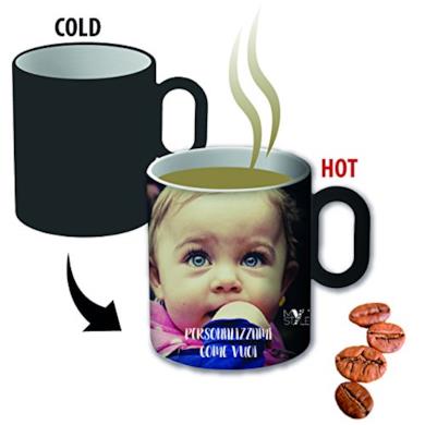 Due tazzine Espresso Magiche termosensibili e personalizzabili