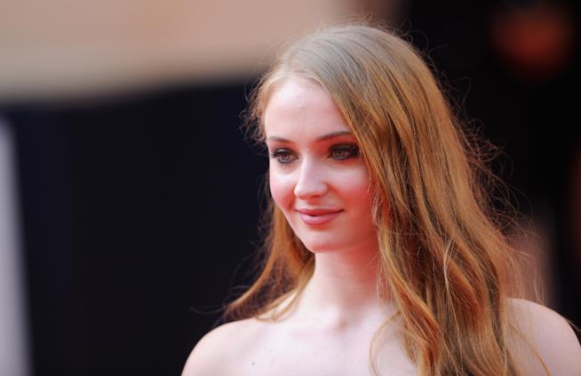 Sophie Turner in primo piano Un primo piano di Sophie Turner