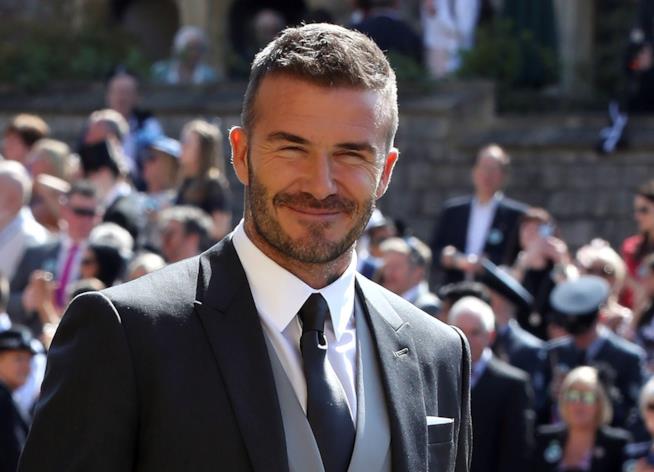David Beckham e Harper, cominciano le lezioni di calcio David Beckham