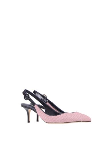 Slingback con fantasia bicolore