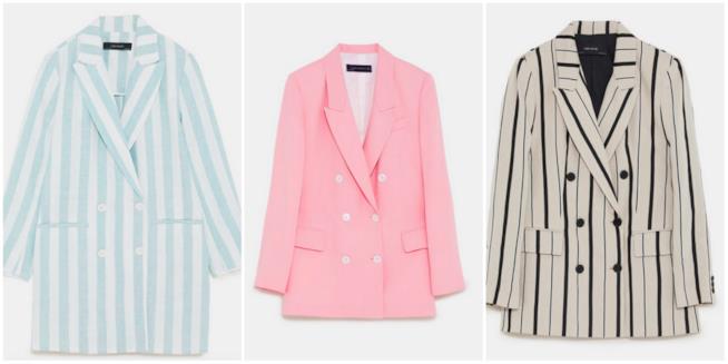 Giacche estate primavera 2018: Zara doppiopetto Le proposte doppiopetto di Zara