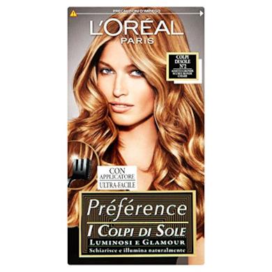 Colpi di sole capelli luminosi
