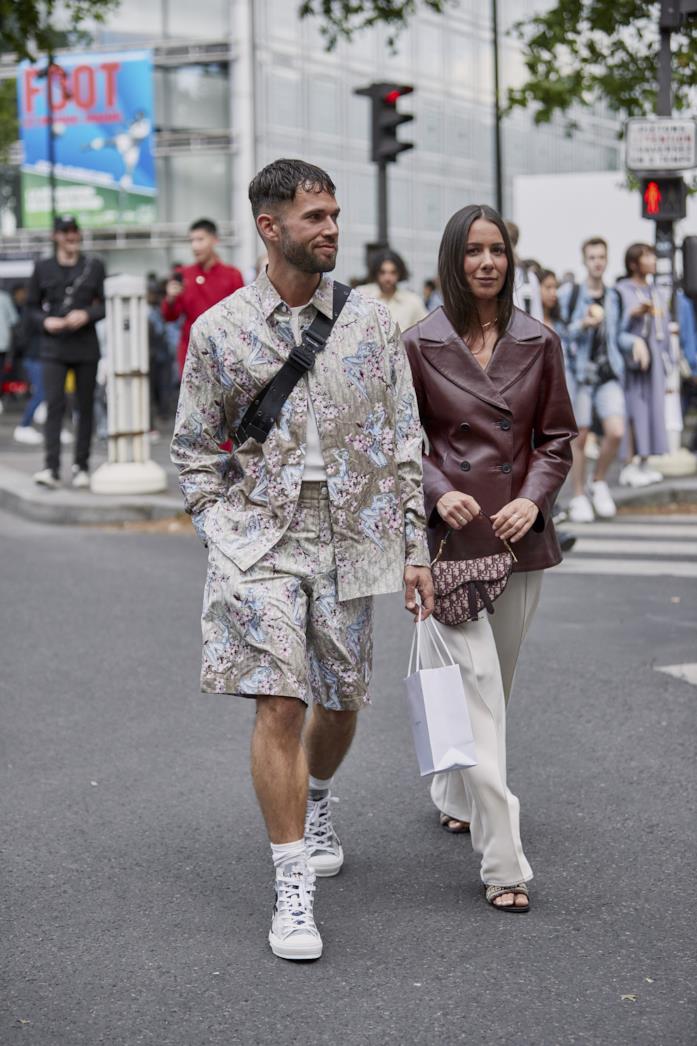 Alice Barbier e Js Roques Alice e Js Roques in uno streetstyle