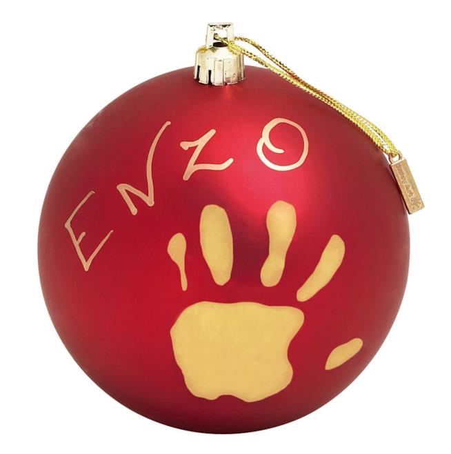 Pallina di Natale con impronta Pallina di Natale con impronta