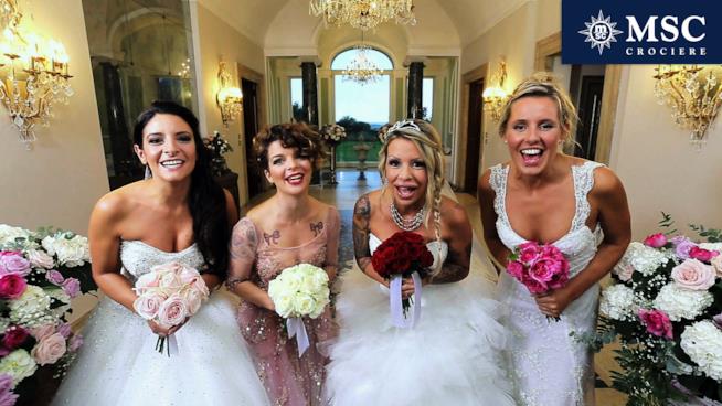 Le spose del primo episodio di Quattro Matrimoni in Italia 3 4 spose che si giocano la vittoria del primo episodio di Quattro Matrimoni in Italia