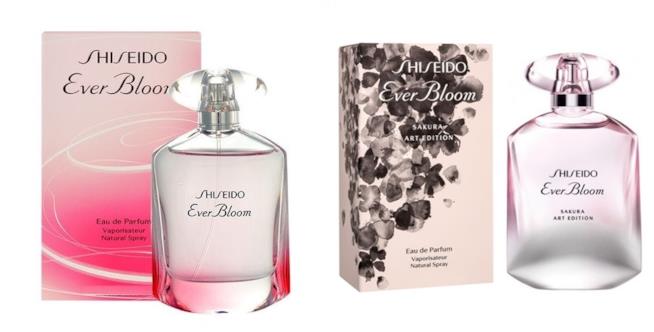 Ever Bloom Sakura Art edition profumo Shiseido con fiori di ciliegio giapponese Il profumo Shiseido per la primavera 2018: Ever Bloom Sakura Art edition linea Ever Bloom