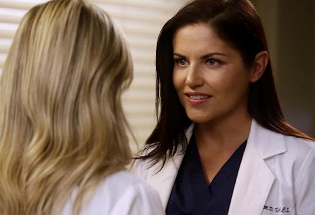 Arizona ed Eliza in Grey's Anatomy 13 Jessica Capshaw e Marika Dominczyk