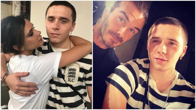 La famiglia Beckham assiste Victoria durante la sua sfilata a New York Alcuni scatti dei Beckham durante la New York Fashion Week