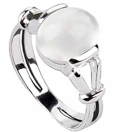 Inception Pro Infinite Anello Twilight Eclipse Bella Swan Pietra Di Luna (IT 13)