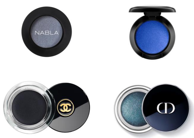 Ombretti per smokey eyes su occhi marroni Nabla, Mac, Chamel, Dior Ombretti per smokey eyes Nabla, Mac, Chamel, Dior