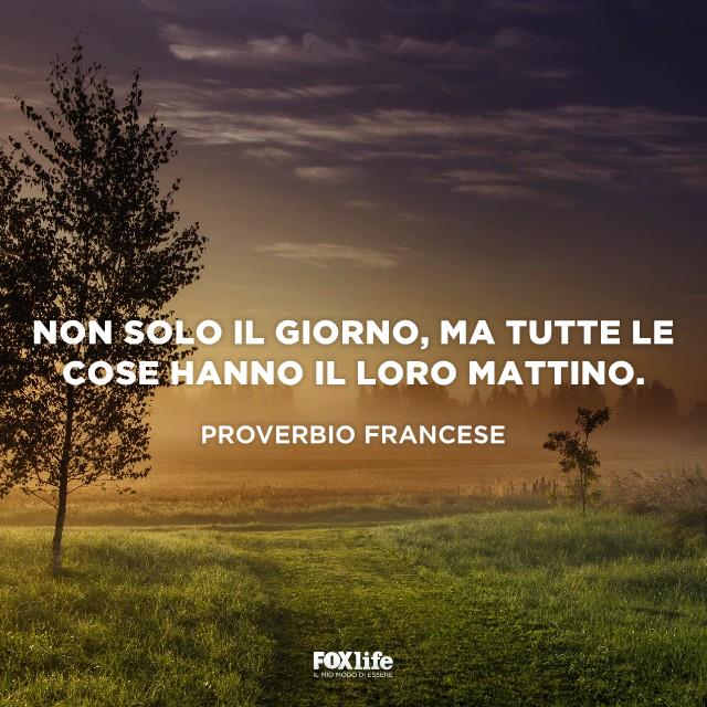 Proverbio francese Paesaggio di campagna