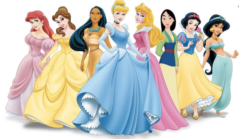 Le principesse Disney Una schiera di principesse Disney