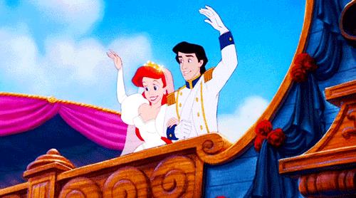 Il matrimonio di Ariel e Eric in La Sirenetta Una scena dal Classico Disney La Sirenetta