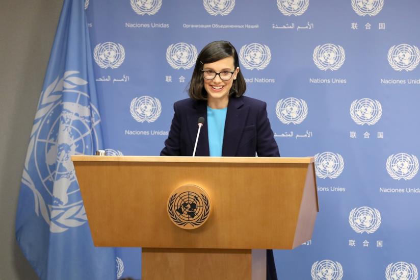 Millie Bobby Brown ad un evento dell'Unicef Millie Bobby Brown