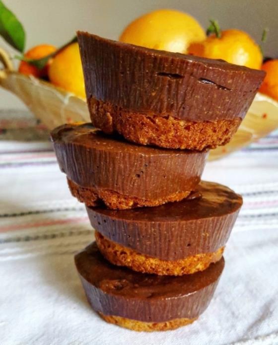 Dolcetti ai cachi Tortini con cioccolato