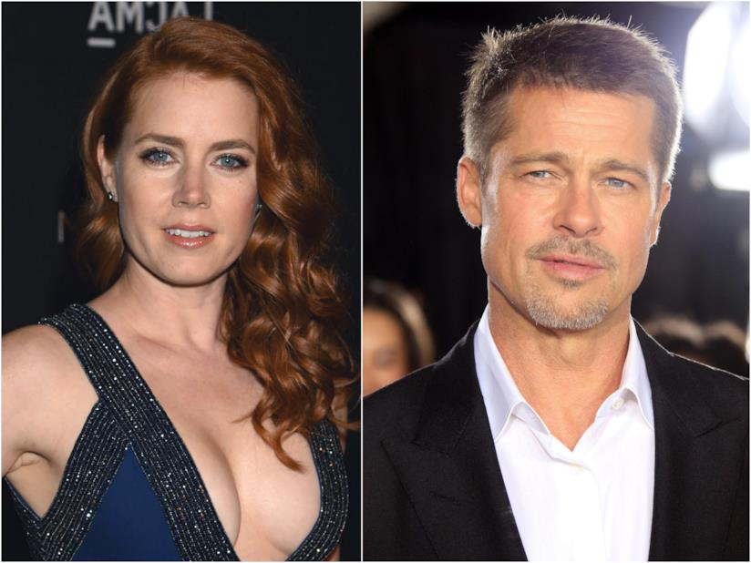 Amy Adams confessa di aver rifiutato un abbraccio di Brad Pitt Amy Adams e Brad Pitt