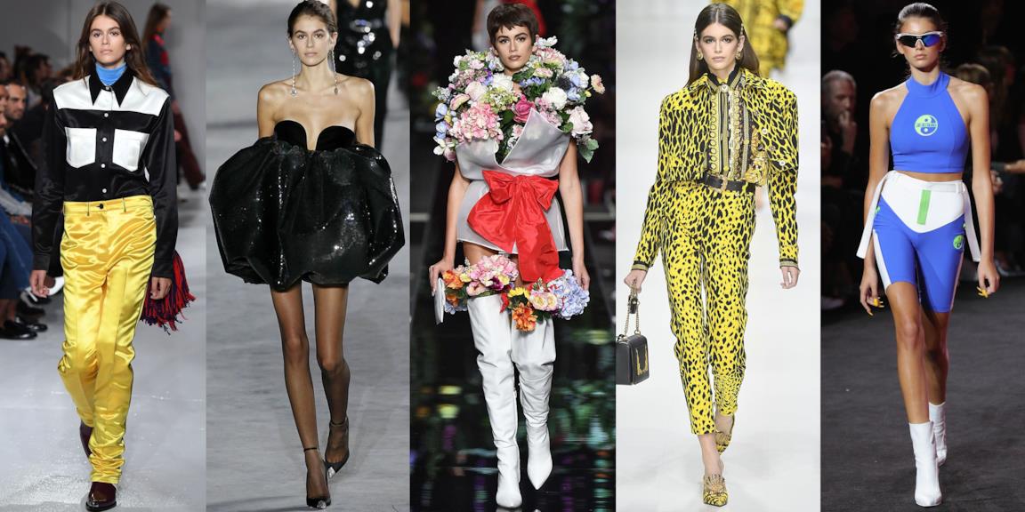La modella Kaia Gerber sarà una delle protagoniste alla New York Fashion Week