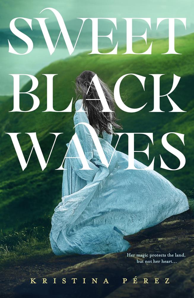 Sweet Black Waves Copertina del romanzo fantasy