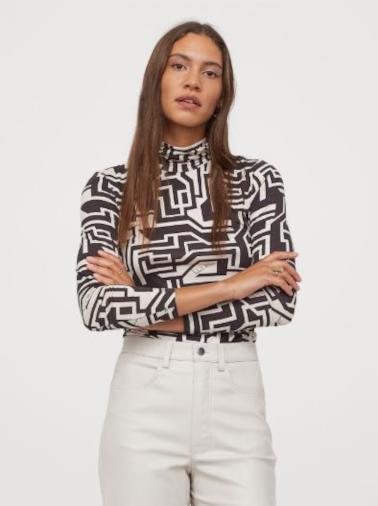 Maglia a dolcevita in modal