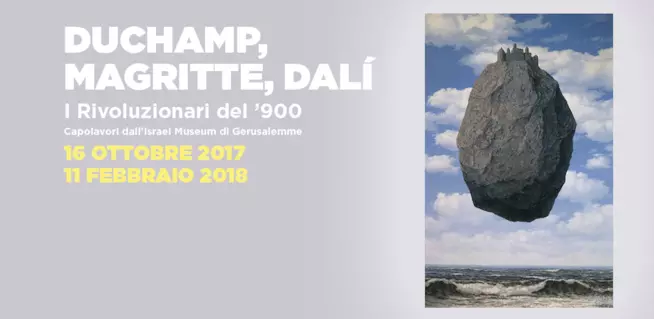 Duchamp, Magritte e Dalì in mostra a Bologna dal 16 ottobre 2017 Mostra I Rivoluzionari del '900