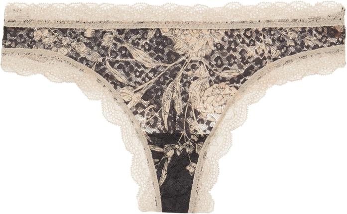 Brasiliana Intimissimi con ricami e stampa floreale Brasiliana Intimissimi con ricami e stampa floreale collezione Primavera 2019