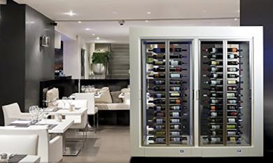 Parete cantina refrigerata personalizzabile