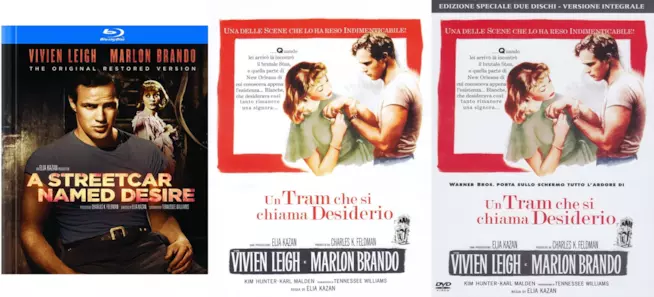 Un tram che si chiama desiderio, edizioni home video Edizioni home video di Un tram che si chiama desiderio