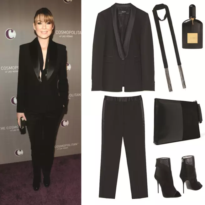 Look Ellen Pompeo in tailleur Look tailleur di Ellen Pompeo