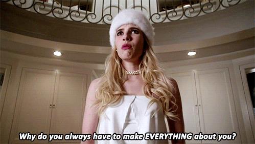 L'uomo non ama le esibizioniste GIF di Scream Queens