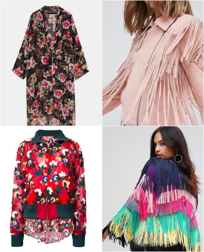 Giacche estate primavera 2018: Giacche boho Collage di giacche boho