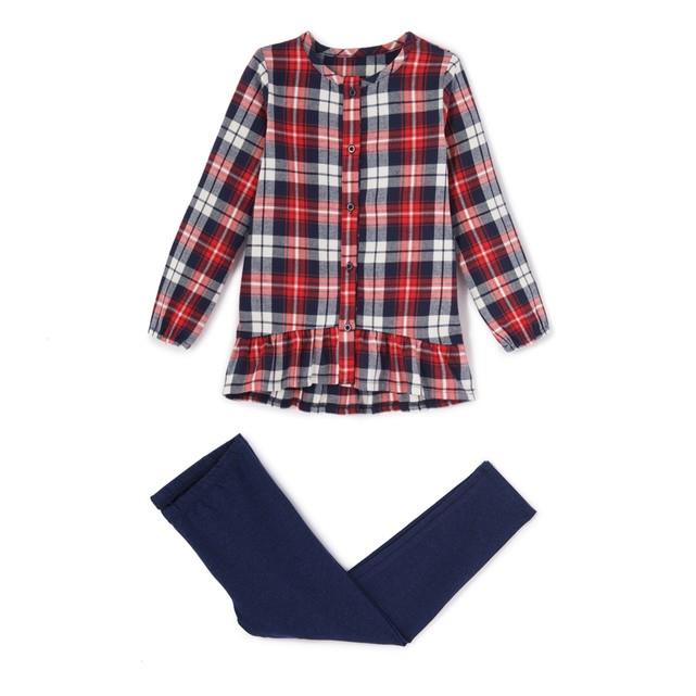 pigiama tartan pigiama per bambini tartan
