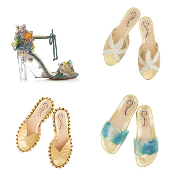 Scarpe a tema marino di tendenza per l'estate 2018 Sandali ispirati al mare di moda per l'estate 2018