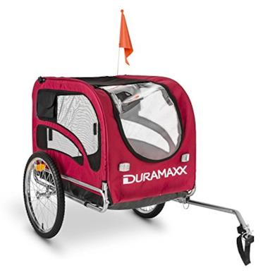 Rimorchio per bici porta cani