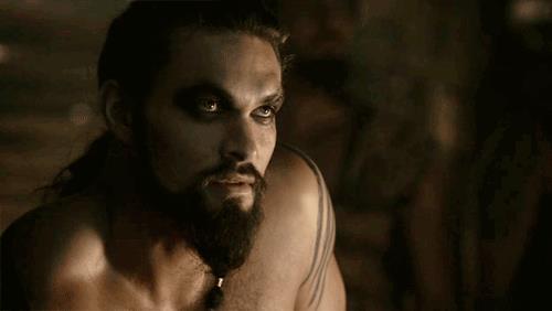 Jason Momoa in Game of Thrones Jason Momoa è Khal Drogo in Game of Thrones