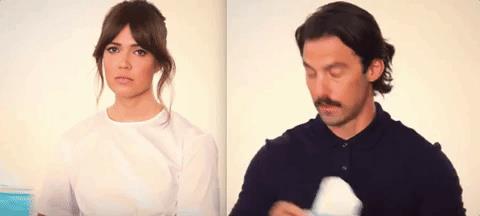 Una GIF di Milo Ventimiglia e Mandy Moore Milo Ventimiglia e Mandy Moore in una GIF