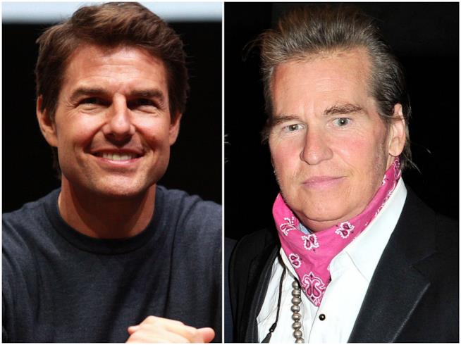 Tom Cruise parla delle condizioni di salute di Val Kilmer Tom Cruise e Val Kilmer