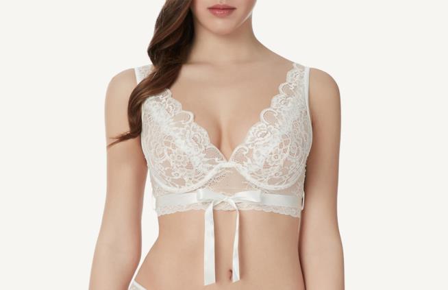 Bralette Intimissimi Bralette bianca di Pizzo Intimissimio