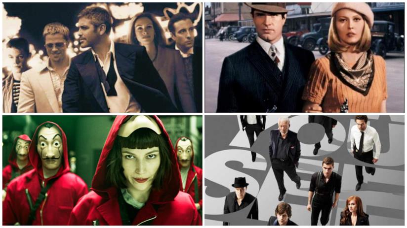 Heist movies, le rapine spettacolari di cinema e TV Ocean's Eleven, Gangster Story, La Casa di Carta e Now You See Me